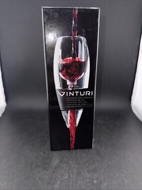VINTURI Essential Red Wine Aerator w/ Stand & Filter Screen MINT IN BOX